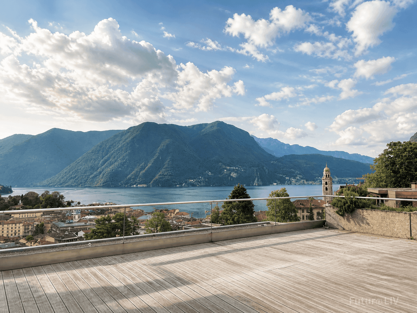 Attico con ampia terrazza panoramica